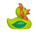 Schnabels® Bade-Ente Blume, grün