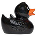 Schnabels® Quietsche-Ente, schwarz/glitzer