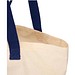 Sierra 140 g/m² Faltbare Tragetasche aus GRS recycelter Baumwolle 12L, natur