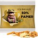 Snack Miditüte, Kichererbsen Paprika, recyclingfähigem Papier, inkl. Druck