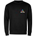 MALFINI Sweatshirt unisex Crew, L, schwarz
