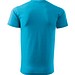 T-Shirt Herren Basic, S, türkisblau