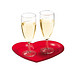 Tablett Midi-Herz, trend-orange PS Tablett Midi-Herz, trend-orange PS