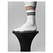 Mr. Socks Tennissocken, White / Black Pantone Black 6 C