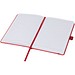 Thalaasa Hardcover Notizbuch aus Ozean Kunststoff, rot