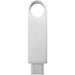 Typ C USB 3.0 Stick rund, silber, 128GB
