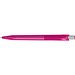 uma® BEAT transparent Druckkugelschreiber, magenta
