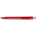 uma® BEAT transparent Druckkugelschreiber, rot