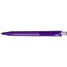 uma® BEAT transparent Druckkugelschreiber, violett