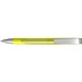 uma® LOOK grip transparent M SI Druckkugelschreiber, gelb