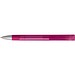 uma® LOOK grip transparent SI Druckkugelschreiber, magenta