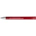 uma® LOOK grip transparent SI Druckkugelschreiber, rot