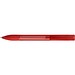 uma® OMEGA grip transparent Druckkugelschreiber, rot