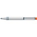 uma® RECYCLED PET PEN ALUMA transparent Druckkugelschreiber, orange