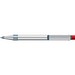 uma® RECYCLED PET PEN ALUMA transparent Druckkugelschreiber, rot