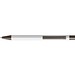 uma® STRAIGHT Druckkugelschreiber, weiss