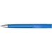 uma® TRINITY transparent SI Druckkugelschreiber, hellblau