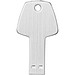 USB-Stick Schlüssel, silber, 2GB
