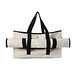 VINGA Volonne AWARE™ Strandtasche aus recyceltem Canvas, off white, schwarz