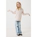 Iqoniq Yengo KidsHoodie mit Seitentaschen aus rec. Baumwolle, cloud pink, 34