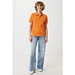 Iqoniq Yosemite Piqué-Poloshirt aus recycelter Baumwolle, orange, XL