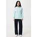 Iqoniq Rila Lightweight Hoodie aus recycelter Baumwolle, crushed mint, XL