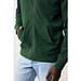 Iqoniq Abisko Zip-Kapuzenpullover aus recycelter Baumwolle, forest green, S