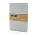 A5 Impact Steinpaper Hardcover Notizbuch, weiß
