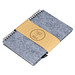 A5 RPET Filz Notizbuch , grau
