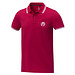 Amarago Polo mit abgesetztem Rand für Herren, rot, L