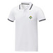 Amarago Polo mit abgesetztem Rand für Herren, weiss, 3XL