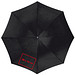 Automatikstockschirm aus Polyester, schwarz Automatikstockschirm aus Polyester, schwarz