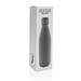 Einfarbige Vakuumisolierte Stainless Steel Flasche, grau