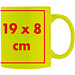 Fototasse Neon mit Digitaldruck, 300 ml, Neongelb Fototasse Neon mit Digitaldruck, 300 ml, Neongelb