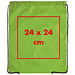 Gym-Bag aus Polyester, apfelgrün Gym-Bag aus Polyester, apfelgrün