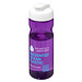H2O Active® Eco Base 650 ml Sportflasche mit Klappdeckel, lila/ weiß