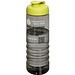 H2O Active® Eco Treble 750 ml Sportflasche mit Stülpdeckel & Trinkklappe, kohle, limone