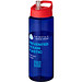 H2O Active® Eco Vibe 850 ml Sportflasche mit Ausgussdeckel, blau, rot