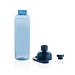 Impact auslaufsichere Wasserflasche aus RCS recyc. PET 600ml, navy blau