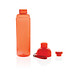 Impact auslaufsichere Wasserflasche aus RCS recyc. PET 600ml, rot