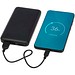 Intan 10 W 10.000 mAh Powerbank aus recyceltem Kunststoff, schwarz