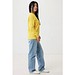 IQONIQ Etosha Lightweight Sweater aus recycelter Baumwolle, gelb, L