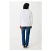 Iqoniq Etosha Lightweight Sweater aus recycelter Baumwolle, weiß, S