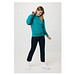 Iqoniq Kruger Relax-Rundhals-Sweater aus recycelt. Baumwolle, verdigris, M