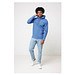 Iqoniq Torres ungefärbter Hoodie aus recycelter Baumwolle, heather blue, M