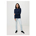 Iqoniq Zion Rundhals-Sweater, navy blau, S