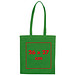 Einkaufstasche Baumwolle, lange Henkel, grün