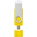OTG Rotate USB Typ-C Stick, gelb, 4GB