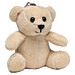 Plüsch Schlüsselanhänger Bär, beige