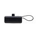 Powerlink 3000mah Powerbank aus RCS rPlastic mit USB-C Kabel, schwarz